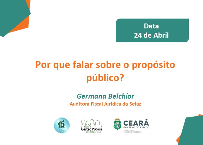 POR QUE FALAR SOBRE O PROPÓSITO PÚBLICO?